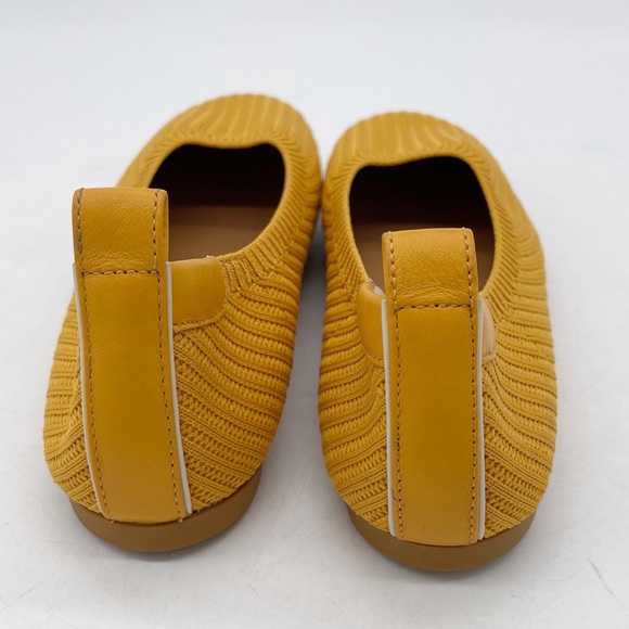 Everlane Womens The Day Glove in ReKnit Mustard Yellow Flats Size 7.5 Balletcore - Picture 5 of 12